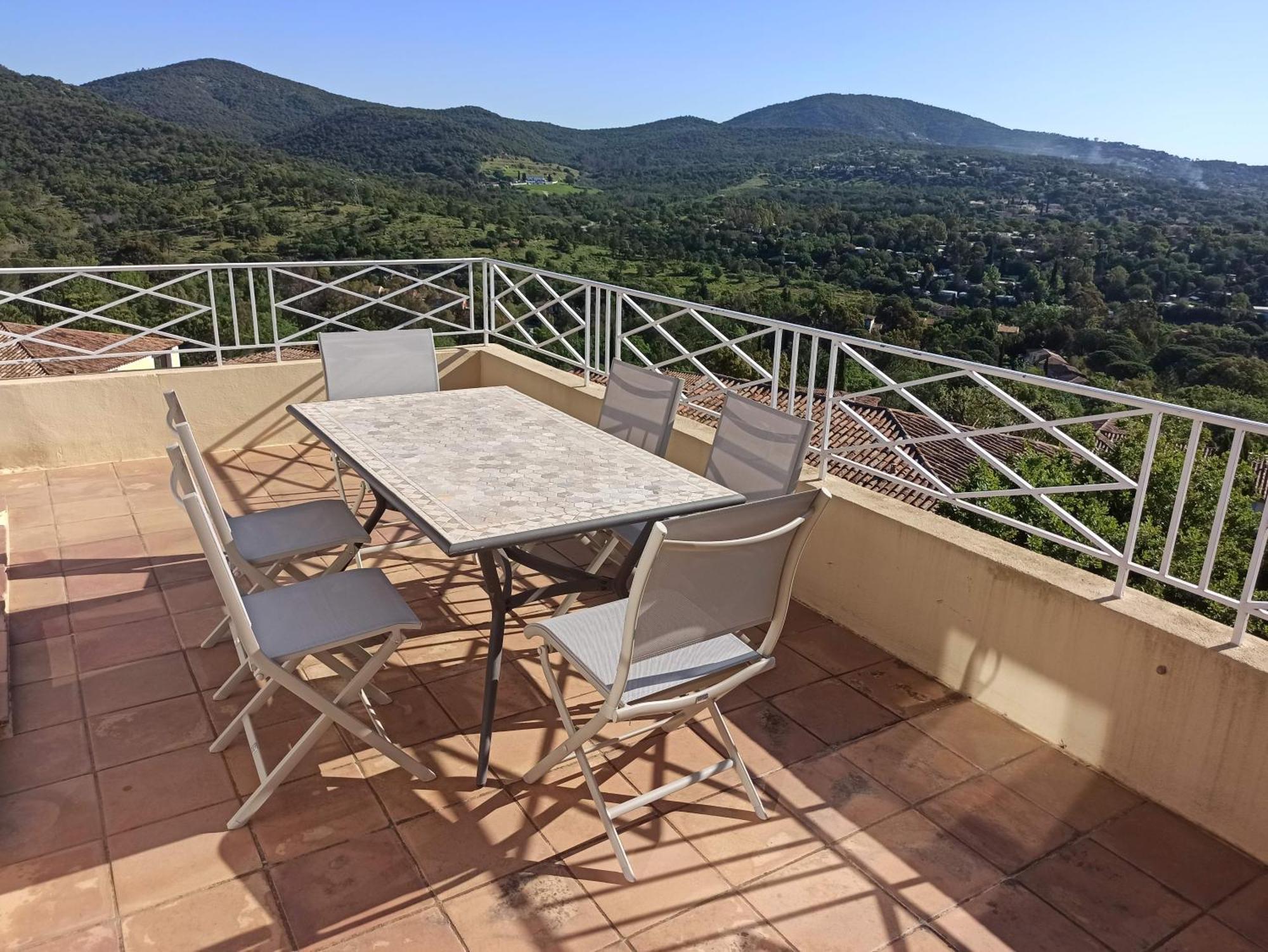 Apartamento Les Restanques, Bastides Vue Golfe Saint Tropez Grimaud Exterior foto